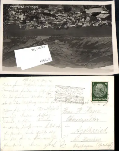 679584 Stempel Zell am See n. Agatharied Hausham Oberbayern