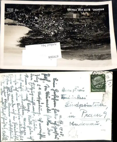 679588 Stempel Bregenz n. Pram Ried im Innkreis