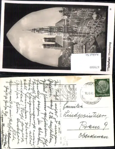 679589 Stempel München n. Pram Ried im Innkreis