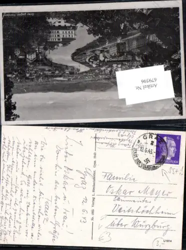 679596 Stempel Graz n. Veitshöchheim Würzburg