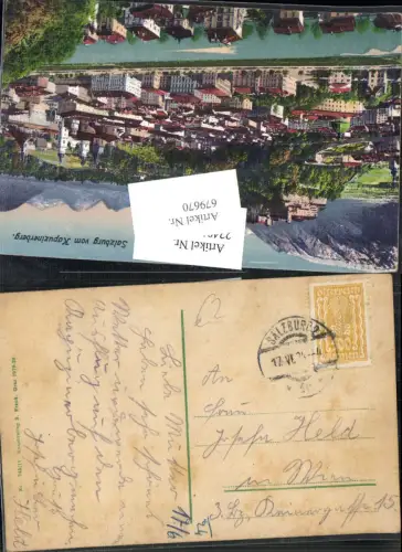 679670 Stempel Salzburg 2 n Wien 1924