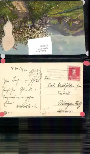 679836 Stempel Argentina Argentinien Agencia n. Balingen Württemberg sign F. Arnold