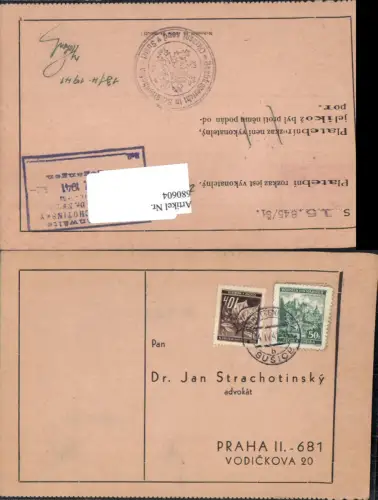680604 Brief Rechtsanwalt Jan Strachotinsky Prag Praha Stp. Susice Schüttenhofen