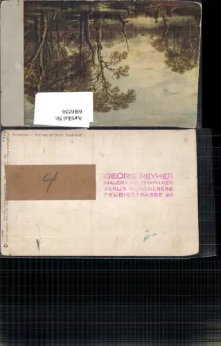 686556 Stempel Georg Reyher Berlin Schöneberg Maler Graphiker