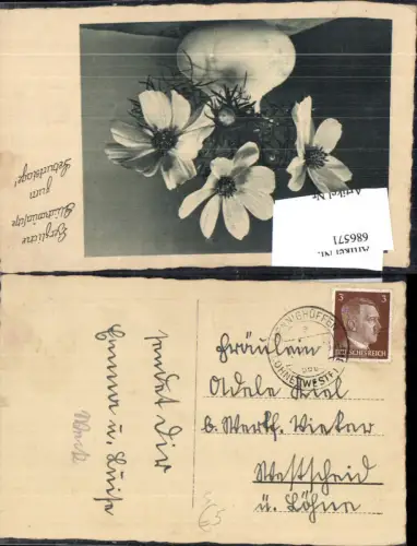 686571 Stempel Mennighüffen Löhne gel.n. Westscheid bei Löhnen