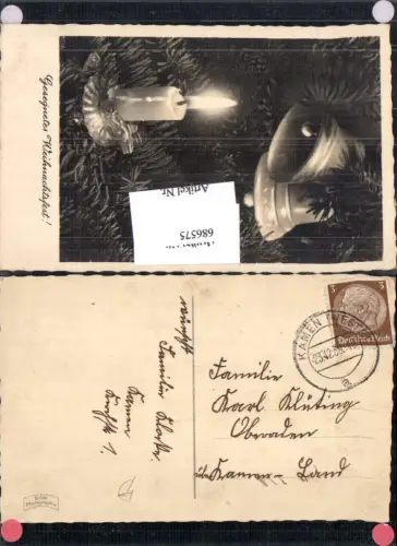 686575 Stempel Kamen Westfalen gel.n. Oberaden Bergkamen