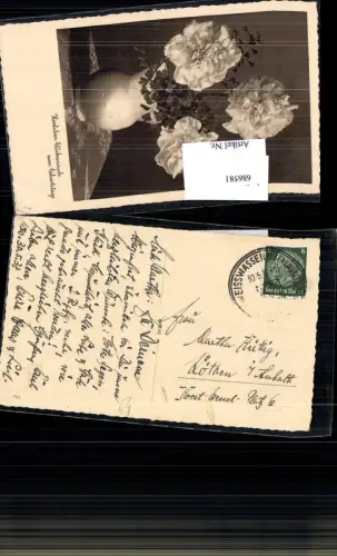 686581 Stempel Weisswasser Oberlausitz gel.n. Köthen Anhalt