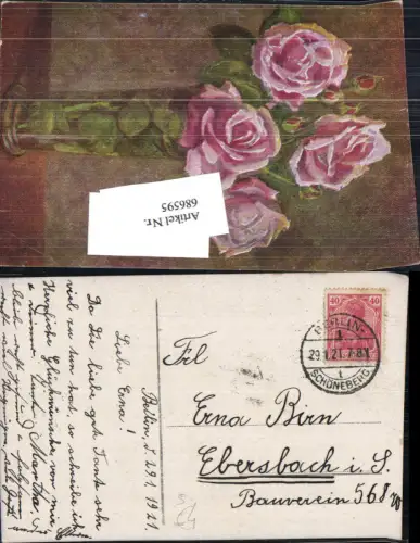 686595 Stempel Berlin Schöneberg gel.n. Ebersbach