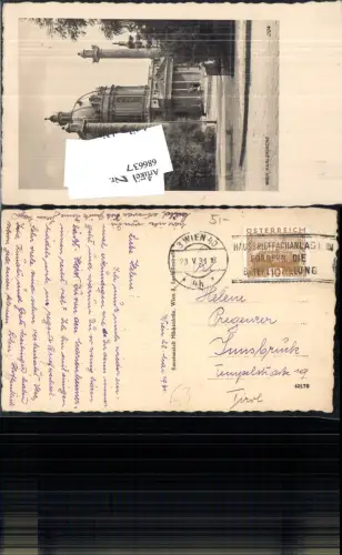 686637 Stempel Wien 40 gel.n. Innsbruck