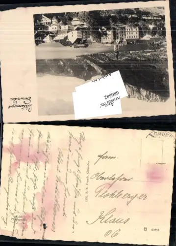 686642 Stempel Gmunden gel.n. Klaus an der Pyhrnbahn