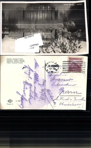 686651 Stempel Prag Praha gel.n. Pram bei Ried im Innkreis
