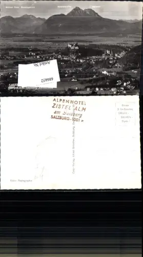 686652 Stempel Alpenhotel Zistel Alm am Gaisberg Salzburg Parsch