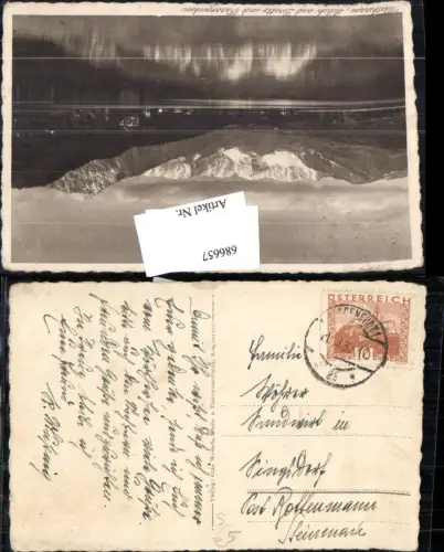 686657 Stempel Klagenfurt gel.n. Singsdorf Rottenmann Paltental