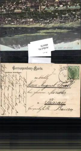686670 Stempel Innsbruck gel.n. Passau 1907