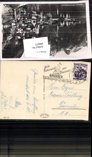686671 Stempel Gmunden gel.n. Türnitz