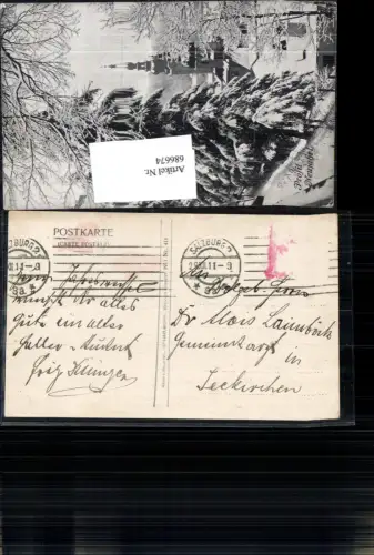 686674 Stempel Salzburg gel.n. Seekirchen