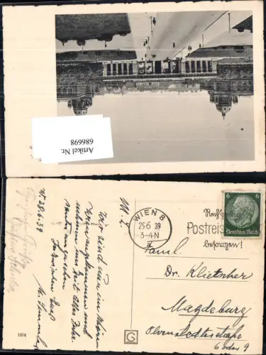 686698 Stempel Wien 8 n. Magdeburg