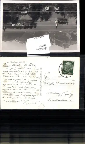 686716 Stempel Gmunden Traunsee gel. n. Salzburg
