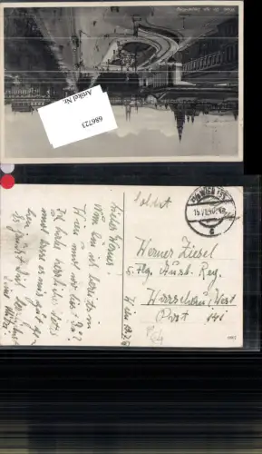 686723 Stempel Wien gel.n. Warschau