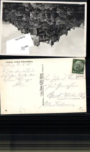 686725 Stempel Salzburg gel.n. Bad Elster Villa
