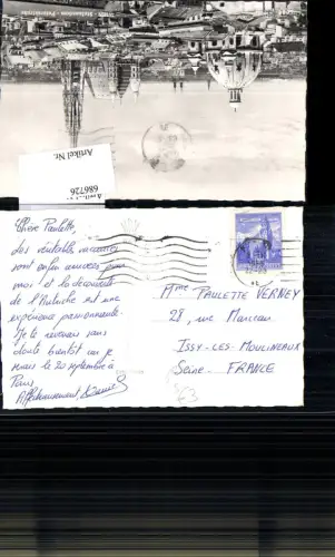 686726 Stempel Wien gel.n. Issy Les Moulineaux Seine