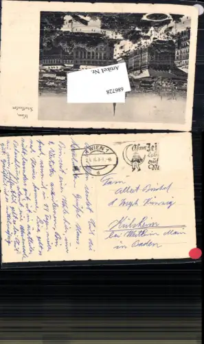 686728 Stempel Wien gel.n. Külsheim Wertheim Main bei Baden