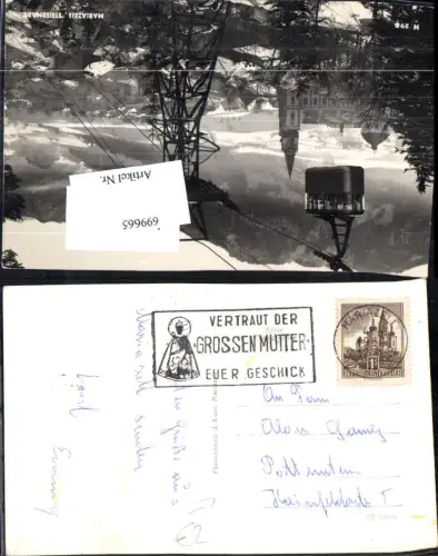 699665 Stempel Mariazell gel Pottenstein