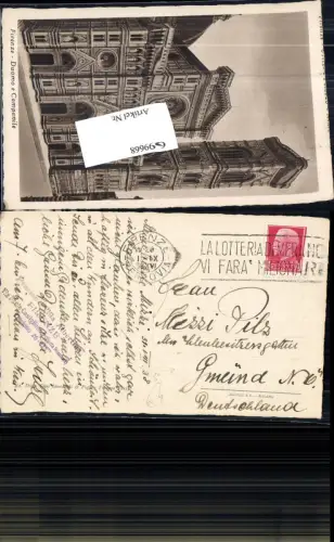 699668 Stempel Firenze n. Gmünd Familie Pilz Mizzi