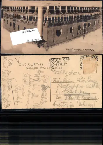 699674 Stempel Venezia n. Skalitz Skalice Boskowitz Mähren