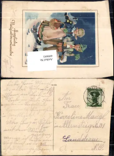 699693 Stempel Zwettl n. Allentsteig Weihnachten