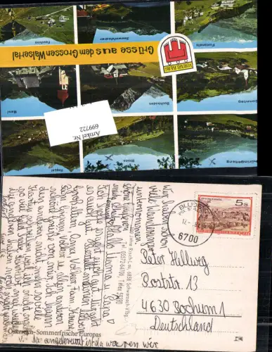 699722 Stempel Bludenz n. Bochum