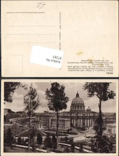 87283,Foto AK Roma Rom Peterskirche Vatikan Lazio