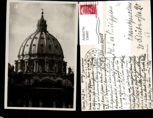 156907,Lazio Roma Rom Citta del Vaticano Basilica di S. Pietro La cupola Kuppel Vatikan Petersdom
