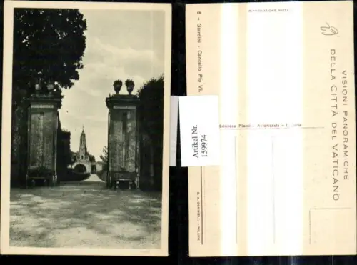 159974,Liguria Roma Rom Vatikan Giardini Cancello Pio VI Vatikangarten