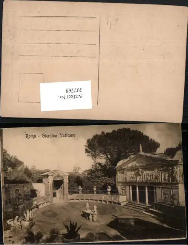 397768,Lazio Roma Rom Giardino Vaticano Vatikanischer Garten
