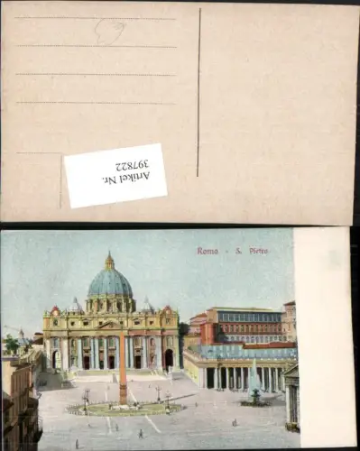 397822,Lazio Roma Rom Vatikan S. Pietro Petersdom Kirche