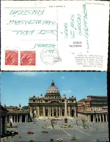 419635,Lazio Roma Rom Citta del Vaticano Vatikan Piazza S. Pietro Petersdom Platz