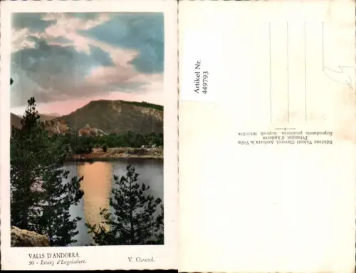 449793,Andorra Estany Engolasters See