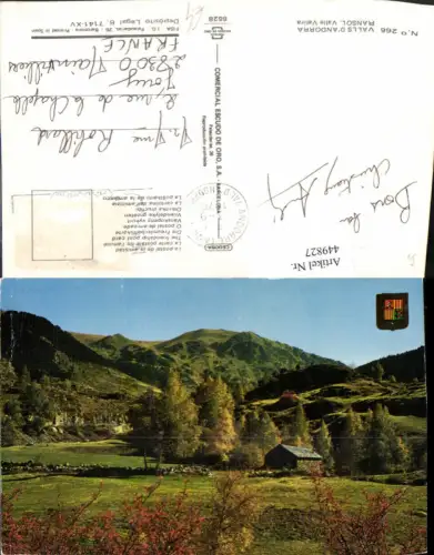 449827,Andorra Pransol Valle Valira Landschaft Bergkulisse