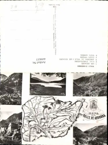 449837,Andorra Les Escaldes Llac Engolasters Cases Tipiques Mehrbildkarte