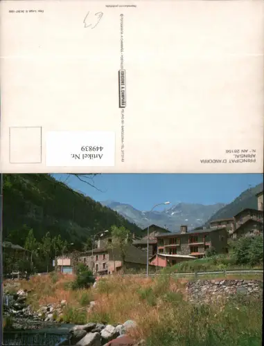 449839,Andorra Arinsal Teilansicht Bergkulisse