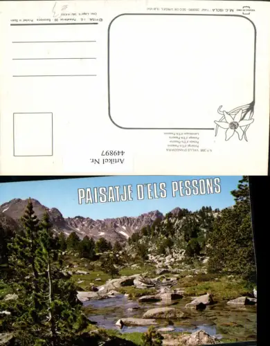 449897,Andorra Paisatge d'Els Pessons Landschaft Bergkulisse