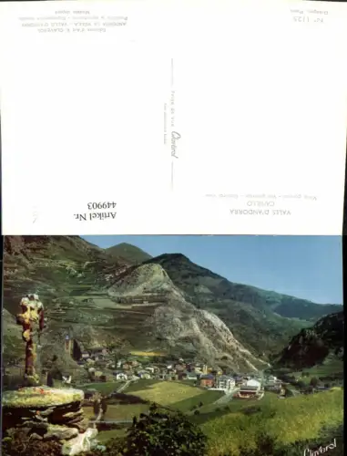 449903,Andorra Canillo Vista general Totale Bergkulisse