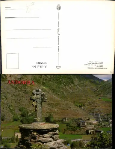 449904,Andorra Canillo Creu de les set branques Kreuz