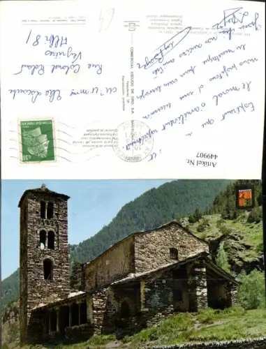449907,Andorra Sant Joan de Casselles Esglesia Romanica Kirche