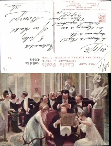 453448,Künstler Ak Albert Guillaume Ein Fragonard Maler Künstler