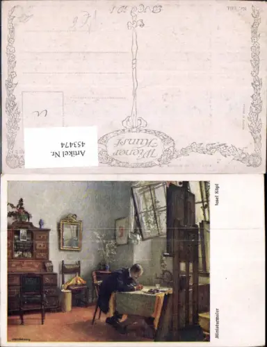 453474,Künstler Ak Josef Köpf Miniaturmaler Maler Künstler pub B.K.W.I. 1051