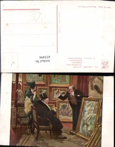 453494,Künstler Ak A. Guillaume Klugschnaker Maler Künstler