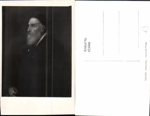 453498,Künstler Ak Tiziano Autorretrato Maler Künstler