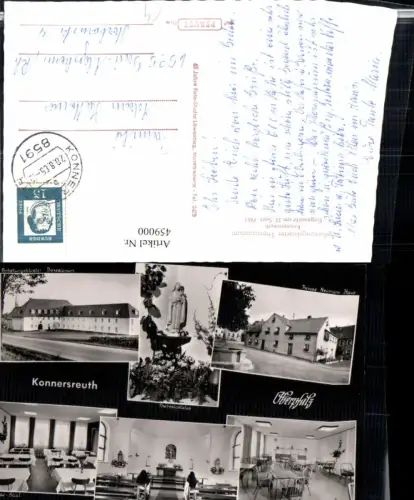 459000,Konnersreuth Kloster Theresianum Mehrbildkarte